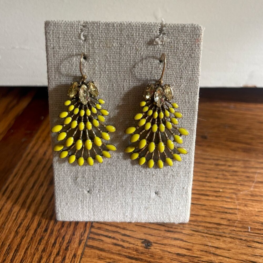 Yellow Boho Earrings